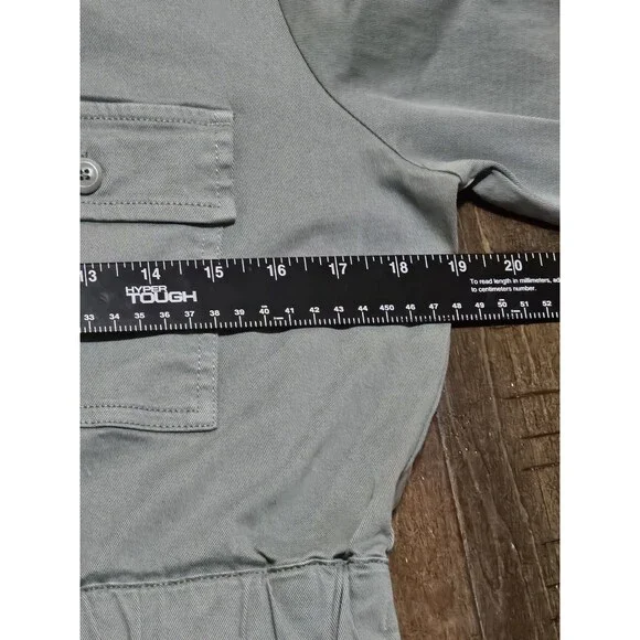 J. Crew Dress  Womens  Zip Front Chino 8  Long Sleeve Gree Granolagirl Academia - Picture 13 of 16